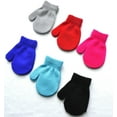 thumbnail image 3 of Baby Gloves Baby Toddler Red Mittens Gloves Boys Girls Solid Winter Kids Gloves 7Colors, 3 of 3