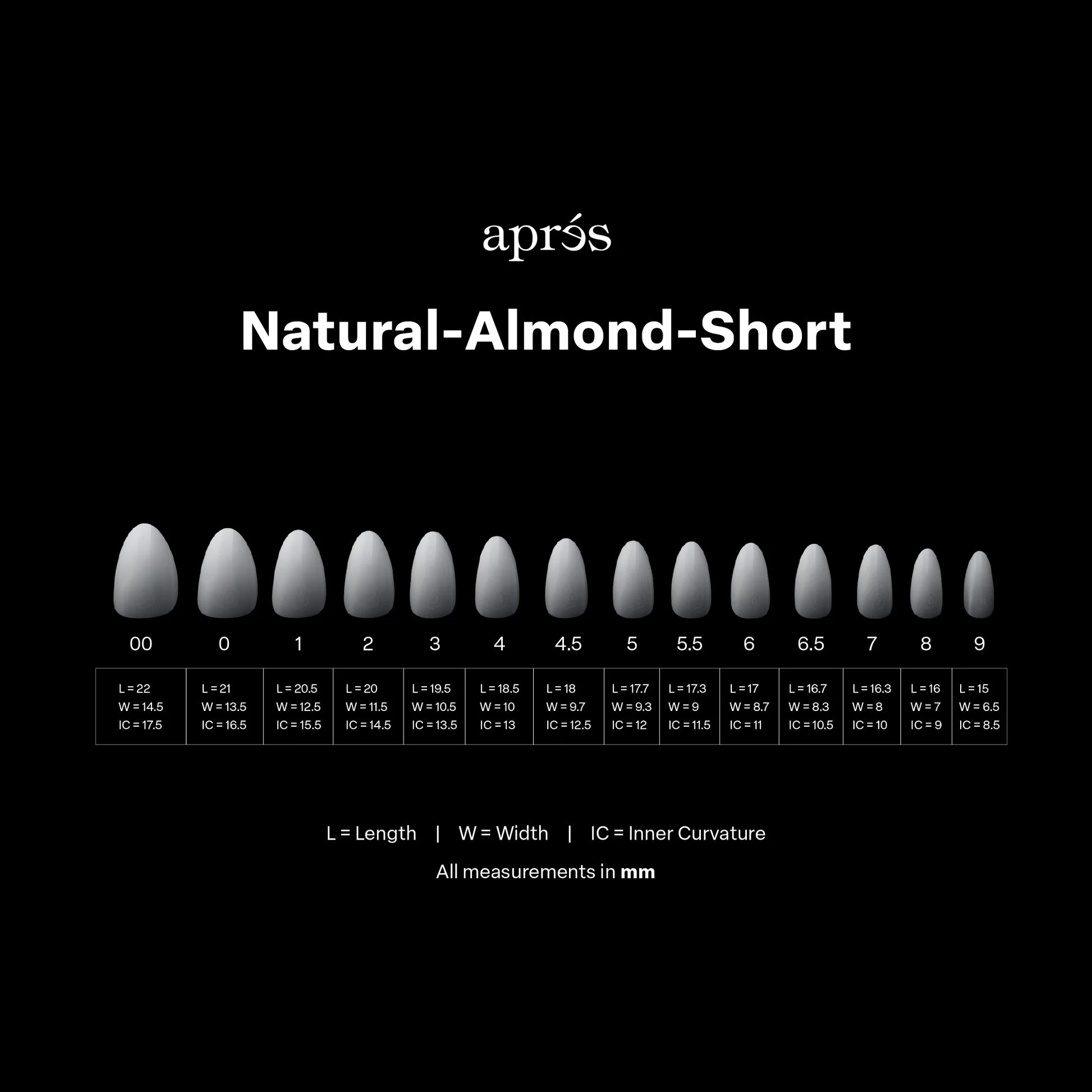 apres Gel-X Ombre Natural Almond Short (Box of 210 Tips)