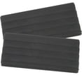 thumbnail image 1 of RUNROTOO Anti-slip Drum Guards 2Pcs Rectangle Rubber Bass Drum Hoop Guard Protection 5.9x1.2in, 1 of 8