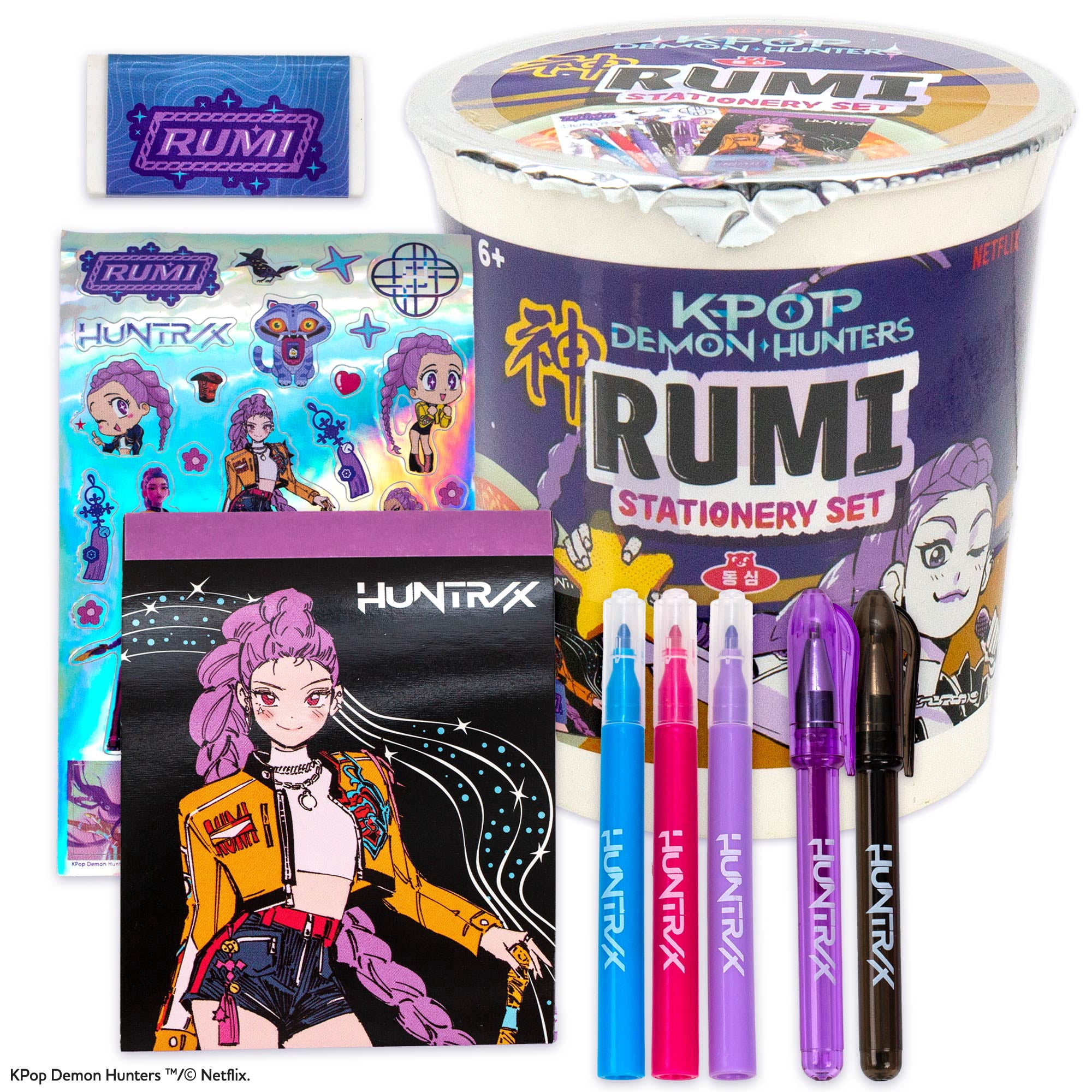 Netflix KPop Demon Hunters™ Rumi Multicolor Stationery Set