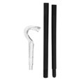 thumbnail image 2 of Shisuyan Halloween Cosplay Prop Snake Head Cane Silver 1Set for Adults, 2 of 9