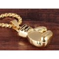 thumbnail image 3 of Chaîne de Gant de Boxe en Acier Inoxydable Punk pour Hommes et Femmes, Pendentif Collier, Doré (Hommes), 3 of 6