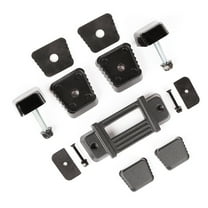 Rugged Ridge by RealTruck Elite Hood Dress Up Kit for Wrangler TJ/JK/JKU | Aluminum, Black | 11101.08 | Compatible with 1997-2018 Jeep Wrangler TJ/JK/JKU