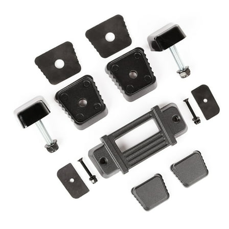 Rugged Ridge by RealTruck Elite Hood Dress Up Kit for Wrangler TJ/JK/JKU | Aluminum, Black | 11101.08 | Compatible with 1997-2018 Jeep Wrangler TJ/JK/JKU