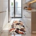 thumbnail image 4 of Beige Chicken Breed Pattern Kitchen Rug Mat,Kitchen Runner Rugs Non Skid Washable,Decorative Kitchen Floor Mats for Kitchen,Sink,Laundry,17"x47.2", 4 of 7