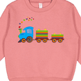 thumbnail image 3 of Inktastic Colorful Toy Train Toddler Sweatshirt, 3 of 4