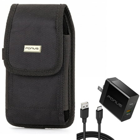 Holster Swivel Case Belt Clip with 6ft Long Cable Fast Type-C 36W PD Home Charger for Samsung Galaxy A12 5G A11 price history on PriceWatchPro