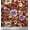 Brick Red, variant on Soimoi Purple Cotton Duck Fabric Leaves & Peony Floral Printed Craft Fabric by the Yard 42 Inch Wide