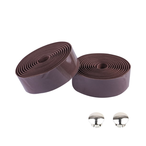 Greeniant 2 unids/set cinta de manillar de bicicleta de alta densidad con excelente cinta de manillar de bicicleta de absorción de impacto Ciclismo Café