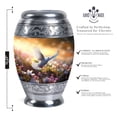 thumbnail image 2 of Large Dove Flying Clsoe To Flowers Urn For Human Ashes - Urn For Human Ashes Adult Women & Men - Ash Urns For Humans - Human Remain Urns - Urns For Cremation Ashes (Size - 10inch), 2 of 5