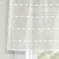thumbnail image 4 of Lush Decor Farmhouse Textured Sheer Valance - Beige - 18 x 52, 4 of 11