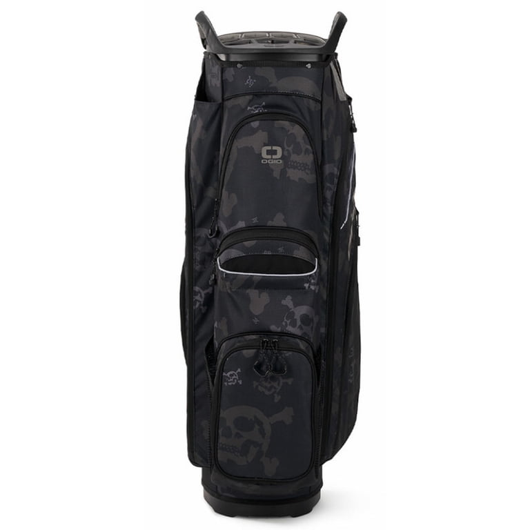 Ogio WOODE 15 Cart Golf Bag - Graveyard Skulls - New 2022