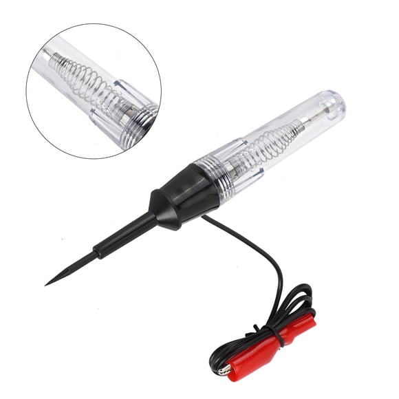 Acouto Car Electrical Test Pen, 6-12V Car Auto Electrical Voltage Test Pen Circuit Tester Pencil Light Lamp Circuit Tester Detector Probe
