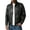 Black, variant on WIZUTIZ Men's Leather Jacket Solid Color Motorcycle Vintage Zipper Pocket Long Sleeve Hoodless PU Coat for Winter Casual Daily Outdoor Mens Fashion