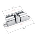 thumbnail image 1 of Zinc Alloy Household Silent Suction Invisible Door Touch Buckle, 1 of 5