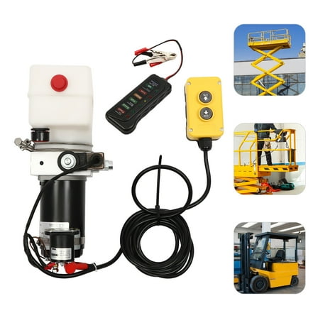 Hydraulic Power Unit 12V, Single Acting Dump Hydraulic Pump for Dump Trailer