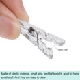 thumbnail image 4 of Unique Bargains 35x5.1x8mm Picture Clamp Holder Photo Clips Clear 120 Pack, 4 of 6