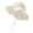 Beige, variant on Baby Sun Hat Toddler Girl Beach Hat Sun Protection Adjustable Outdoor Summer Wide Brim Bucket Hat for Infant Kids (White, 0-12 Months)