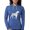 Heather Blue, variant on CafePress - BOXERDOG Long Sleeve T Shirt - Womens Hooded Shirt