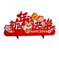 thumbnail image 3 of Palabras de bendición chinas para el Año del Dragón 2024, adornos navideños, manualidades, inauguración de la casa 315 cm x 16 cm, 3 of 9