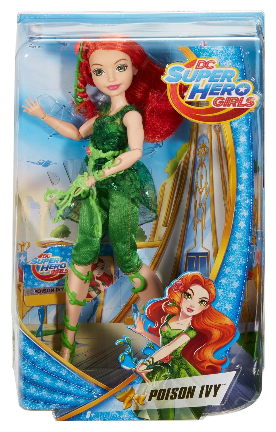 DC Super Hero Girls Poison Ivy Action Doll, 12"