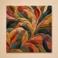 Wool Mix Abstract Rug Hand-Tufted Wool blend Vibrant Abstract Wave Multi-Color Area Rug for ...