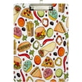 thumbnail image 2 of FMSHPON Cartoon Pizza Donuts Food Clipboard Hardboard Wood Nursing Clip Board and Pull for Standard A4 Letter 13x9 inches, 2 of 8