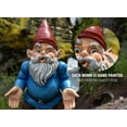 Funny Gnomes Statue Norm The Gnome Miniature for Indoor/Outdoor
