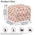 thumbnail image 6 of Xoenoiee Heart Donut Print 2 Slice Toaster Covers Dust Protection Bread Maker Covers Washable Toaster Oven Cloth Cover Small Appliance Cover Kitchen Accessories with Drawstring Closure, S, 6 of 7