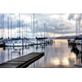 thumbnail image 2 of Burt, D. 18x13 White Modern Wood Framed Museum Art Print Titled - Walk on  the Dock, 2 of 4