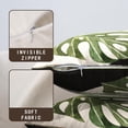thumbnail image 5 of Tropical Palm Leaves Decorative Throw Pillow Covers 18x18 Inch Set of 2 Summer Green Leaf Monstera Plant Pillow Cases Modern Farmhouse Outdoor Cushion Cases for Home Couch Sofa, 5 of 6