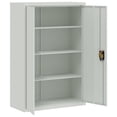 thumbnail image 2 of vidaXL Armoire de Bureau 90x40x140cm Gris Acier, 2 of 5
