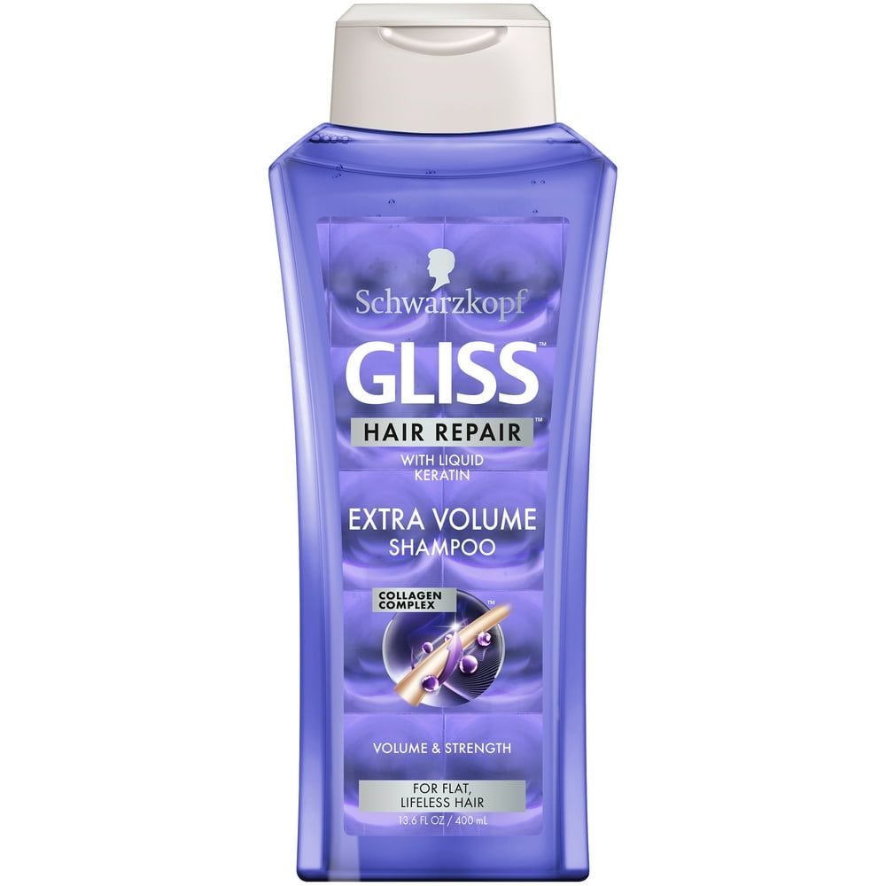 Gliss Hair Repair Shampoo, Extra Volume, 13.6 Ounce