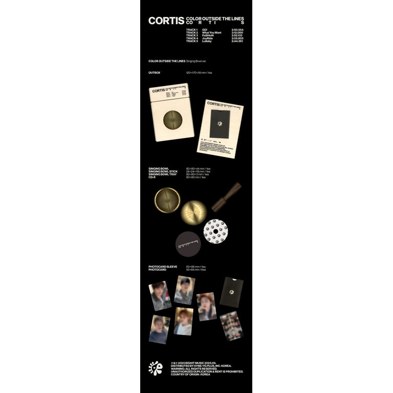 cortis　トレカ　未開封27　color outside the lines COLOR OUTSIDE THE LINES (Vinyl) - CORTIS OFFICIAL STORE