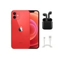 thumbnail image 1 of Remis à Neuf Apple iPhone 12 Mini A2176 (Entièrement Déverrouillé) 64 Go Rouge avec Écouteurs Sans Fil, 1 of 1