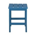thumbnail image 2 of Garden Square Plastic Adirondack Outdoor Side Table, Pacific Blue, 2 of 4