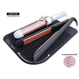 Milaya Beauty Products Large Silicone Heat Resistant Styling Station Mat  for Hair Irons Curling Iron Straightener Pad Iron Flat Hair Hair Tools  Appliances Hair Dryer Salon Tools Hair Stylist