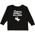 thumbnail image 3 of Inktastic Future Bull Rider Rodeo Riding Boys Long Sleeve Toddler T-Shirt, 3 of 5
