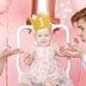 thumbnail image 5 of Gorro de punto con forma de corona para primer cumpleaños de bebé, gorro de fiesta para niño de 1 año, diadema amarilla con forma de corona para cumpleaños de niño pequeño, para bebé niño y niña, 5 of 7