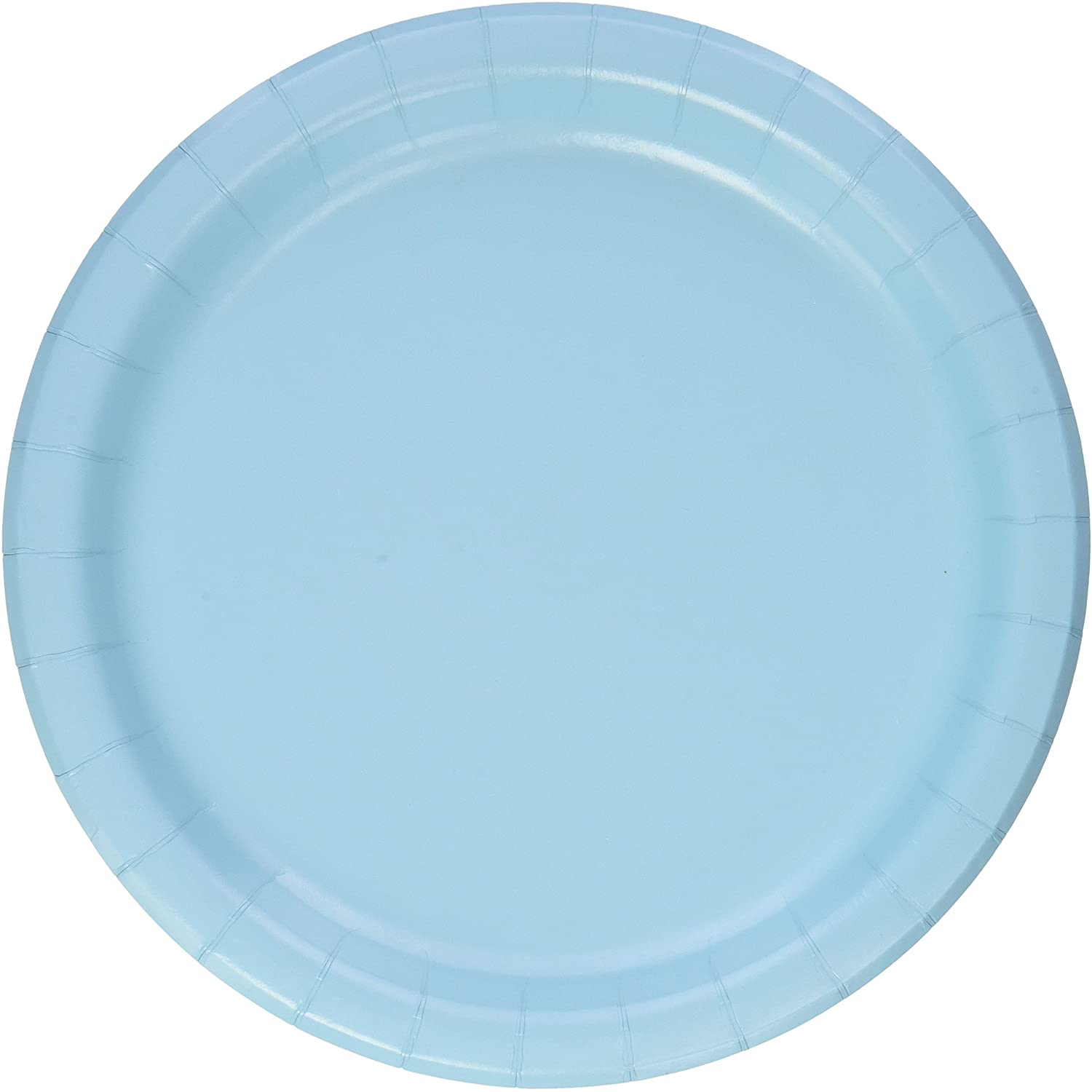 Creative Converting Pastel Blue Dinner Plates, 24 Count, 9" 011012