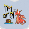thumbnail image 4 of Inktastic I'm One Cute Dragon First Birthday Boys or Girls Baby Bib, 4 of 4