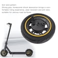thumbnail image 3 of Rueda delantera del scooter Eléctrico, Neumilar de Goma de absorción de choque anti -skid skid scooter resistencia a la abrasión de reemplazo de la rueda delantera con freno, 3 of 7
