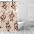 thumbnail image 2 of Coolnut Vintage Flowers Shower Curtain for Bathroom Modern Bathroom Waterproof Washable Fabric Shower Curtains with 12 Hooks for Hotel Bathroom Bathtubs 60x72 Inch Home Decor, 2 of 6