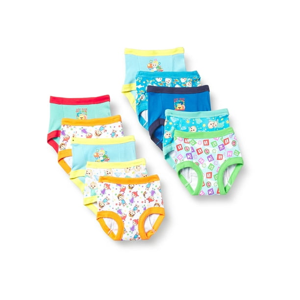 coco Melon Baby Potty Training Pants Multipack, cocomelonB10pk, 4T 