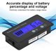 thumbnail image 3 of GY-6GS Battery Power LCD Display Voltage Meter 12-84V with Light Alarm Function (Blue Light), 3 of 3
