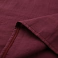 thumbnail image 4 of CHOK Tunique Décontractée d'Été pour Femmes T-Shirts en Coton Lin Manches 3/4 Col Rond Léger Basique, 4 of 6