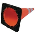 thumbnail image 4 of Tatco 25960 14.5 in. x 1 in. x 36 in. Tatco Traffic Cone - Orange/Silver, 4 of 4
