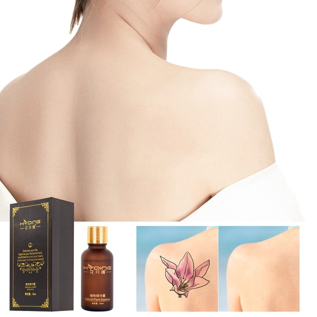 Fiudx Eliminator Tatuajes, Tatuajes Tatuajes, Tatuajes de Fórmula Suave, Decolorante Sin Cicatrices, Limpiador Hidratante para Cejas, Apto para Todo Tipo de Piel, Solución de Eliminación Rápida, Idea