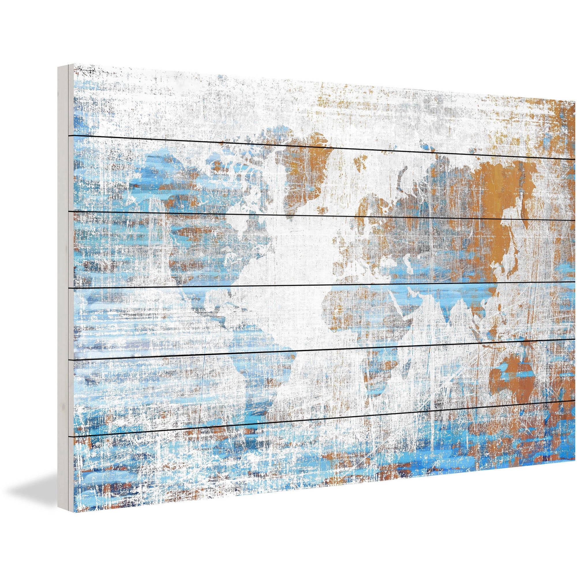 Parvez Taj Travels White Wood Wall Art