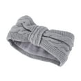 thumbnail image 1 of Unique Bargains 1 Pce Bandeau Confortable Tricoté Gris Clair, 1 of 6